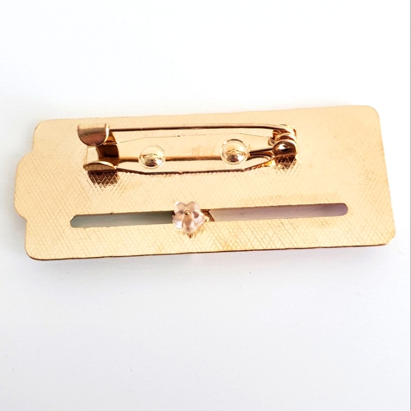 My social battery pin metal primary colors 2" x 7/8" - Picture 2 of 2